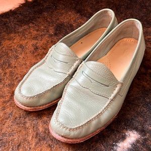 Sea Green Womens Weejuns